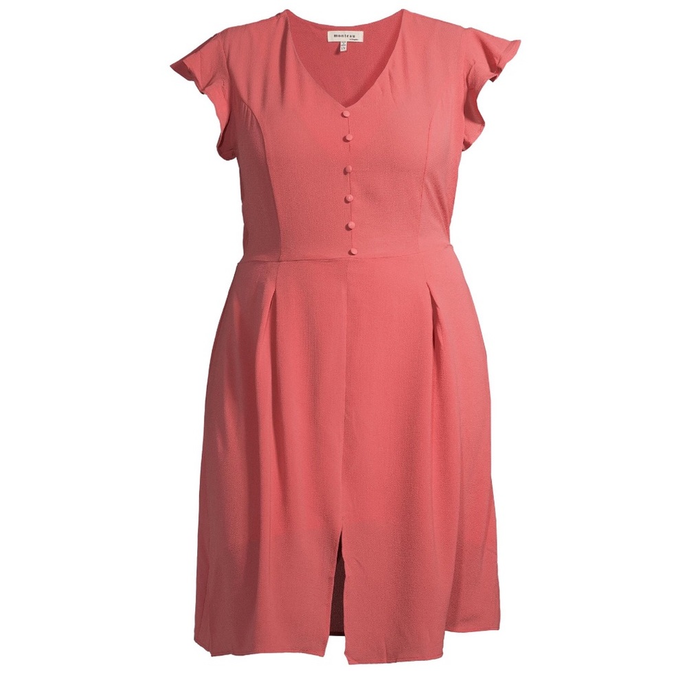 NWT Monteau Dress with Flutter Sleeves Size 2X